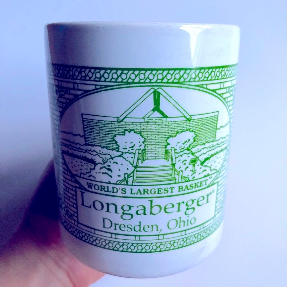 Vintage LONGABERGER LARGEST BASKET Coffee Mug
